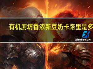 有机厨坊 香浓新豆奶卡路里是多少