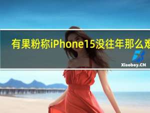 有果粉称iPhone15没往年那么难抢