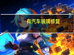 有汽车玻璃修复