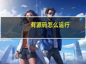 有源码怎么运行