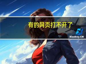 有的网页打不开了（有的网页打不开）