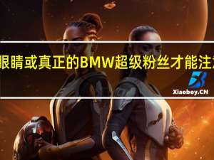 有素的眼睛或真正的BMW超级粉丝才能注意到这些更新