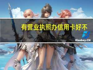 有营业执照办信用卡好不，一次最多能办多少钱的啊