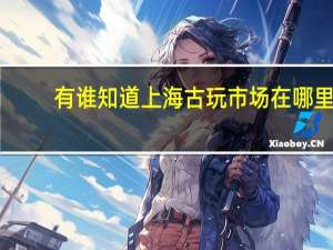有谁知道上海古玩市场在哪里