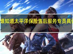 有谁知道太平洋保险售后服务专员具体干嘛的