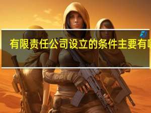 有限责任公司设立的条件主要有哪些