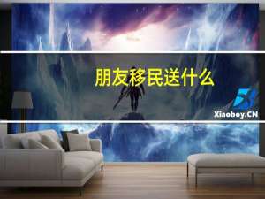 朋友移民送什么