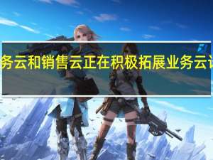 服务云和销售云正在积极拓展业务云计算领域