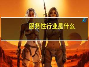 服务性行业是什么