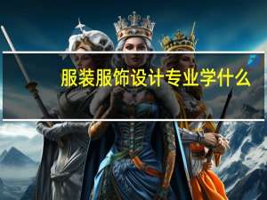 服装服饰设计专业学什么