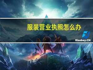 服装营业执照怎么办