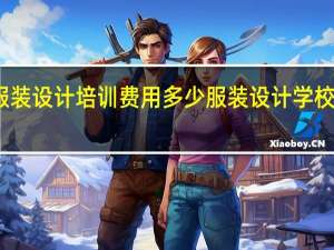 服装设计培训费用多少 服装设计学校培训班