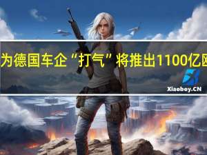 朔尔茨为德国车企“打气”将推出1100亿欧元激励计划