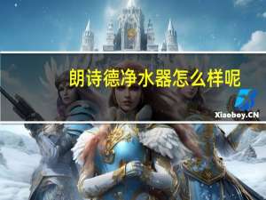 朗诗德净水器怎么样呢