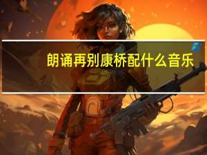 朗诵再别康桥配什么音乐（朗诵 ldquo 再别康桥 适合用什么配乐）