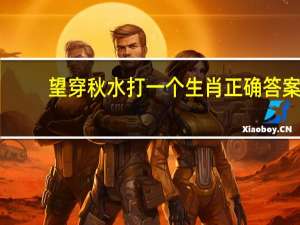 望穿秋水打一个生肖正确答案（望穿秋水打一个生肖）