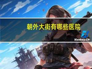 朝外大街有哪些医院(朝阳门soho有哪些品牌)