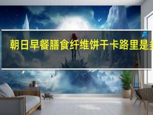 朝日 早餐膳食纤维饼干卡路里是多少