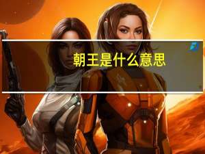 朝王是什么意思