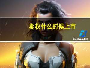 期权什么时候上市