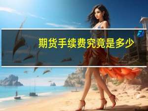 期货手续费究竟是多少