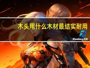 木头用什么木材最结实耐用