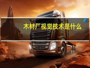 木材厂视觉技术是什么