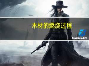 木材的燃烧过程
