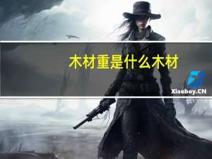 木材重是什么木材