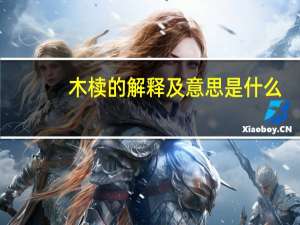 木椟的解释及意思是什么