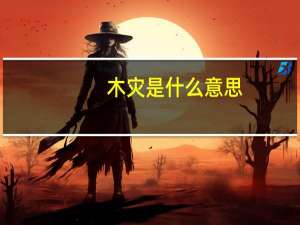 木灾是什么意思