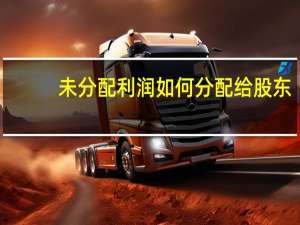 未分配利润如何分配给股东