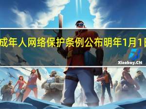 未成年人网络保护条例公布明年1月1日起施行