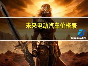 未来电动汽车价格表