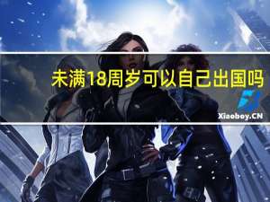 未满18周岁可以自己出国吗