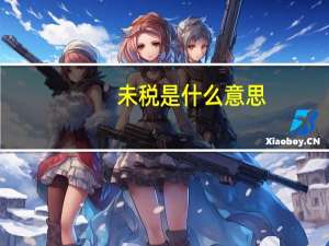 未税是什么意思