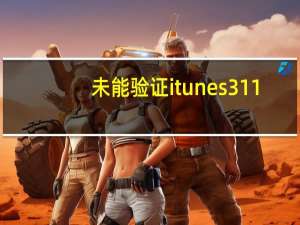 未能验证itunes 311（关于未能验证itunes 311的介绍）