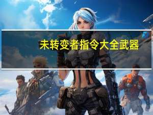 未转变者指令大全武器（未转变者指令大全）