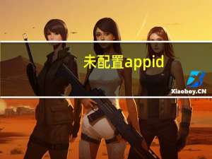 未配置appid