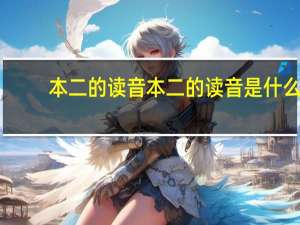 本二的读音本二的读音是什么