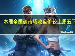 本周全国碳市场收盘价较上周五下跌6.34%