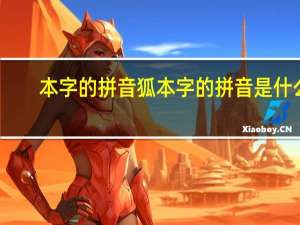 本字的拼音狐本字的拼音是什么