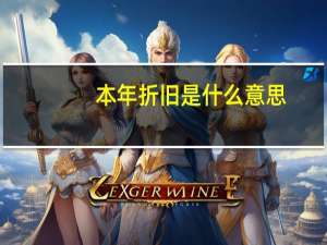 本年折旧是什么意思