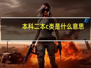 本科二本c类是什么意思