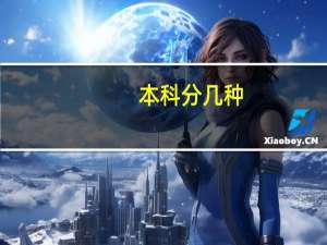 本科分几种
