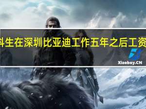 本科生在深圳比亚迪工作五年之后工资加了多少