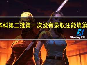 本科第二批第一次没有录取还能填第二次吗