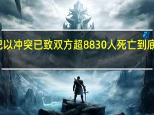 本轮巴以冲突已致双方超8830人死亡 到底什么情况呢