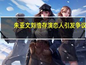 朱亚文刘浩存演恋人引发争议，年龄差这么大演恋人合适吗