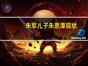 朱军儿子朱思潭现状（朱军儿子）